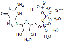 CAS#: 113903-19-8， Chromium (III) beta,gamma-bidentate guanosine triphosphate