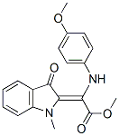 CAS#: 113917-64-9， Methyl (2E)-2-[(4-Methoxyphenyl)Amino]-2-(1-Methyl-3-Oxo-Indol-2-Ylidene)Acetate