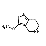 CAS#: 113932-51-7， 3-Methoxy-4,5,6,7-Tetrahydro[1,2]Oxazolo[4,3-c]Pyridine