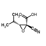 CAS#: 113966-59-9， (2R,3R)-2-Cyano-3-Isopropyl-2-Oxiranecarboxylic Acid