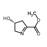 CAS#: 114046-87-6， Methyl (3R)-3-Hydroxy-3,4-Dihydro-2H-Pyrrole-5-Carboxylate