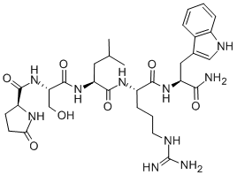 CAS#: 114056-25-6， 5-Oxo-L-prolyl-L-seryl-L-leucyl-L-arginyl-L-tryptophanamide