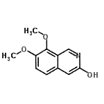 CAS#: 114130-68-6， 7,8-Dimethoxy-3-Isoquinolinol