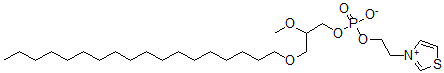 CAS#: 114177-02-5， (2-Methoxy-3-Octadecoxypropyl) 2-(1,3-Thiazol-3-Ium-3-Yl)Ethyl Phosphate