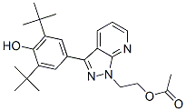 CAS#: 114319-11-8， 2-(3-(3,5-Di-Tert-Butyl-4-Hydroxyphenyl)-1H-Pyrazolo(3,4-b)Pyridin-1-Yl)Ethyl Acetate
