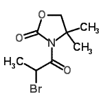 CAS#: 114341-88-7， 3-(2-Bromopropanoyl)-4,4-Dimethyl-1,3-Oxazolidin-2-One