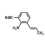 CAS#: 114345-13-0， 2-Amino-3-[(1E)-1-Propen-1-Yl]Benzonitrile