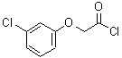 structure of CAS# 114476-84-5, (3-Chlorophenoxy)Acetyl Chloride;2-(3-chlorophenoxy)acetyl chloride;3-CHLOROPHENOXYACETYL CHLORIDE;3-CHLOROPHENOXYACETYLCHLORIDE
