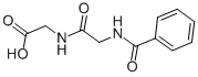 structure of CAS# 1145-32-0, 2-[[2-(Benzoylamino)Acetyl]Amino]Acetic Acid;2-[[1-Oxo-2-[(Oxo-Phenylmethyl)Amino]Ethyl]Amino]Acetic Acid;2-[2-(Phenylcarbonylamino)Ethanoylamino]Ethanoic Acid;Nciopen2_005734