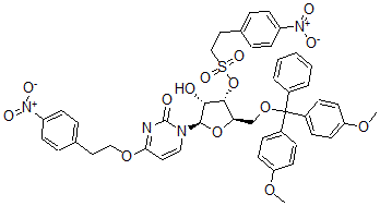 CAS#: 114522-13-3， 5'-O-Dimethoxytrityl-O(4)-4-Nitrophenylethyl-2'-O-4-Nitrophenylethylsulfonyluridine