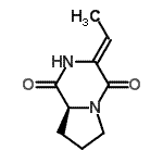 CAS#: 114604-89-6， (3Z,8aS)-3-Ethylidenehexahydropyrrolo[1,2-a]Pyrazine-1,4-Dione