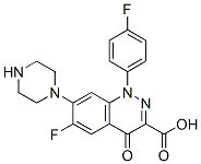 CAS#: 114610-10-5， 1-(4-Fluorophenyl)-6-Fluoro-1,4-Dihydro-4-Oxo-7-(1-Piperazinyl)Cinnoline-3-Carboxylic Acid