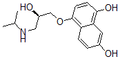 CAS#: 114662-06-5， 4-[(2R)-2-Hydroxy-3-(Propan-2-Ylamino)Propoxy]Naphthalene-1,7-Diol