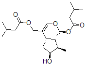 CAS#: 114687-82-0， [(1S,4aS,6S,7R,7aS)-6-Hydroxy-7-Methyl-4-(3-Methylbutanoyloxymethyl)-1,4a,5,6,7,7a-Hexahydrocyclopenta[c]Pyran-1-Yl] 3-Methylbutanoate