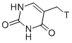 structure of CAS# 1148-63-6, 1-[(2R,4S,5R)-4-Hydroxy-5-(Hydroxymethyl)Oxolan-2-Yl]-5-(Tritiomethyl)Pyrimidine-2,4-Dione;1-[(2R,4S,5R)-4-Hydroxy-5-(Hydroxymethyl)Tetrahydrofuran-2-Yl]-5-(Tritiomethyl)Pyrimidine-2,4-Dione;1-[(2R,4S,5R)-4-Hydroxy-5-(Hydroxymethyl)-2-Tetrahydrofuranyl]-5-(Tritiomethyl)Pyrimidine-2,4-Dione;1-[(2R,4S,5R)-4-Hydroxy-5-Methylol-Tetrahydrofuran-2-Yl]-5-(Tritiomethyl)Pyrimidine-2,4-Quinone