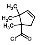 CAS#: 114805-50-4， 1,2,2-Trimethyl-3-Cyclopentene-1-Carbonyl Chloride