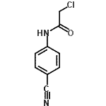 结构式 CAS# 114807-80-6, 2-氯-N-(4-氰基苯基)乙酰胺