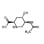 CAS#: 114826-78-7， (2R,4S,5S)-5-Acetamido-4-Hydroxy-2-Piperidinecarboxylic Acid