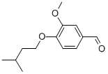 结构式 CAS# 114991-69-4, 3-甲氧基-4-(3-甲基丁氧基)苯甲醛
