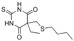 CAS 登录号:115-59-3, 5-(丁基硫基甲基)-5-乙基-2-硫代-1,3-二嗪农-4,6-二酮
