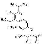 CAS#: 115005-78-2， 4-Hydroxy Propofol 4-O-beta-D-Glucuronide