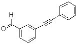 结构式 CAS# 115021-39-1, 3-苯基乙炔基-苯甲醛