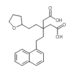 CAS#: 115025-90-6， 3-[2-(1-Naphthyl)Ethyl]-3-[2-(Tetrahydro-2-Furanyl)Ethyl]Pentanedioic Acid
