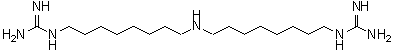 structure of CAS# 115044-19-4, 1,1'-(Iminodi-8,1-Octanediyl)Diguanidine;1,1'-(Iminobis(octamethylene))diguanidine;Befran;Bis(8-guanidinooctyl)amine