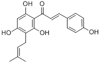 CAS#: 115063-39-3， 3-(4-Hydroxyphenyl)-1-[2,4,6-Trihydroxy-3-(3-Methyl-2-Buten-1-Yl)Phenyl]-(2E)-2-Propen-1-One