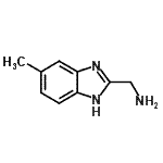 结构式 CAS# 115087-90-6, 1-(6-甲基-1H-苯并咪唑-2-基)甲胺