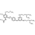 CAS#: 115099-58-6， N-{5-Amino-2-[(E)-{4-[(4,6-Bis{[3-(Diethylamino)Propyl]Amino}-1,3,5-Triazin-2-Yl)Amino]Phenyl}Diazenyl]-4-(2-Methoxyethoxy)Phenyl}Acetamide