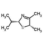CAS#: 115152-69-7， (2R,5S)-2-Isopropyl-4,5-Dimethyl-2,5-Dihydro-1,3-Thiazole