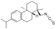 structure of CAS# 115269-93-7, (1R,4aS,10aR)-1,2,3,4,4a,9,10,10a-Octahydro-1-(Isothiocyanatomethyl)-1,4a-Dimethyl-7-(1-Methylethyl)-Phenanthrene;Dehydroabiethyl Isothiocyanate;DEHYDROABIETYL ISOTHIOCYANATE