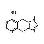 CAS#: 115420-04-7， 4,9-Dihydro-1H-Imidazo[4,5-g]Quinazolin-8-Amine