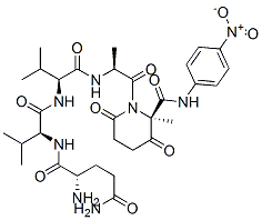 CAS#: 115700-57-7， 4-[[(2S)-5-Amino-1-[[(2S)-3-Methyl-1-[[(2S)-3-Methyl-1-[[(2S)-1-[[(2S)-2-[(4-Nitrophenyl)Amino]Propanoyl]Amino]-1-Oxopropan-2-Yl]Amino]-1-Oxobutan-2-Yl]Amino]-1-Oxobutan-2-Yl]Amino]-1,5-Dioxopentan-2-Yl]Amino]-4-Oxobutanoic Acid
