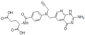 CAS#: 115722-29-7， (2S)-2-[[4-[(2-Amino-4-Oxo-1H-Pyrido[5,6-e]Pyrimidin-6-Yl)Methyl-Prop-2-Ynylamino]Benzoyl]Amino]Pentanedioic Acid