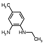 structure of CAS# 115835-41-1, N<Sup>1</Sup>-Ethyl-4-Methyl-1,2-Benzenediamine;1-N-ethyl-4-methylbenzene-1,2-diamine;MFCD11645470;N1-ethyl-4-methylbenzene-1,2-diamine