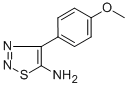 结构式 CAS# 115842-95-0, 4-(4-甲氧基苯基)-1,2,3-噻二唑-5-胺