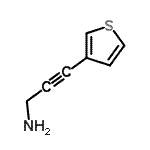CAS#: 115955-68-5， 3-(3-Thienyl)-2-Propyn-1-Amine