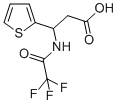 structure of CAS# 115957-22-7, 3-(2-Thienyl)-3-[(2,2,2-Trifluoroacetyl)Amino]Propanoic Acid;(3S)-3-(2-Thienyl)-3-[(2,2,2-Trifluoroacetyl)Amino]Propanoate;(3S)-3-(2-Thienyl)-3-[(2,2,2-Trifluoro-1-Oxoethyl)Amino]Propanoate;(3S)-3-(2-Thienyl)-3-[(2,2,2-Trifluoroacetyl)Amino]Propionate