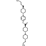 CAS#: 115978-59-1， 4-(trans-4-Butylcyclohexyl)Phenyl (1R,1'S,4R,4'S)-4'-Propyl-1,1'-Bi(Cyclohexyl)-4-Carboxylate