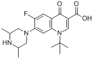 CAS#: 116162-85-7， 1-Tert-Butyl-7-[(3R,5S)-3,5-Dimethylpiperazin-1-Yl]-6-Fluoro-4-Oxoquinoline-3-Carboxylic Acid
