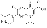 CAS#: 116162-95-9， 1-Tert-Butyl-6-Fluoro-7-(3-Methylpiperazin-1-Yl)-4-Oxo-1,8-Naphthyridine-3-Carboxylic Acid
