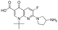 CAS#: 116163-01-0， 7-(3-Aminopyrrolidin-1-Yl)-1-Tert-Butyl-6-Fluoro-4-Oxo-1,8-Naphthyridine-3-Carboxylic Acid