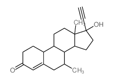 CAS#: 1162-60-3， 17-Ethynyl-17-Hydroxy-7,13-Dimethyl-1,2,6,7,8,9,10,11,12,14,15,16-Dodecahydrocyclopenta[a]Phenanthren-3-One
