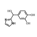 CAS#: 116218-74-7， 4-[Hydroxy(1H-Imidazol-2-Yl)Methyl]-1,2-Benzenediol