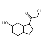 CAS#: 116373-84-3， 2-Chloro-1-(6-Hydroxyoctahydro-1H-Inden-1-Yl)Ethanone