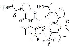 CAS#: 116380-62-2， (2S)-N-[(2S)-2-Acetamidopropanoyl]-1-[(3S)-1,1,1-Trifluoro-4-Methyl-2-Oxopentan-3-Yl]Pyrrolidine-2-Carboxamide