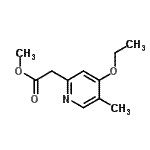 CAS#: 116419-06-8， Methyl (4-Ethoxy-5-Methyl-2-Pyridinyl)Acetate