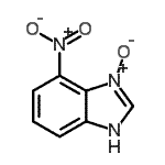 CAS 登录号：116423-92-8， 4-硝基-1H-苯并咪唑3-氧化物